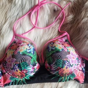 Jungle Print Bikini Bra Top 🦓